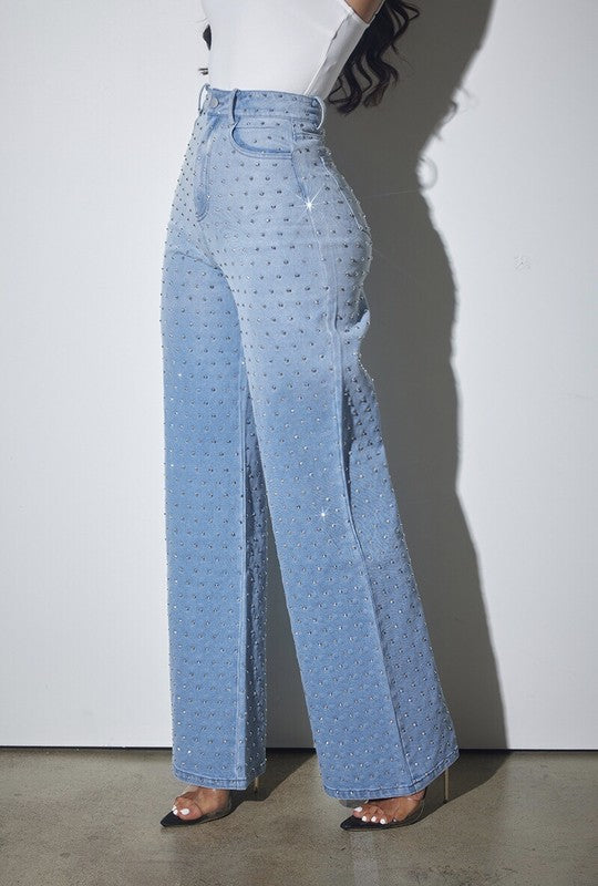 Blue shine jeans